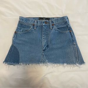 Vintage wrangler mini skirt